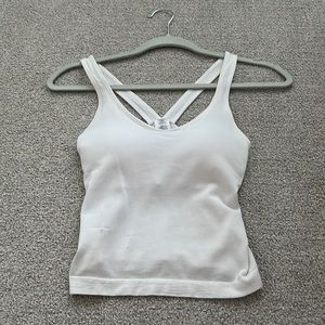 Altard State white athletic tank top